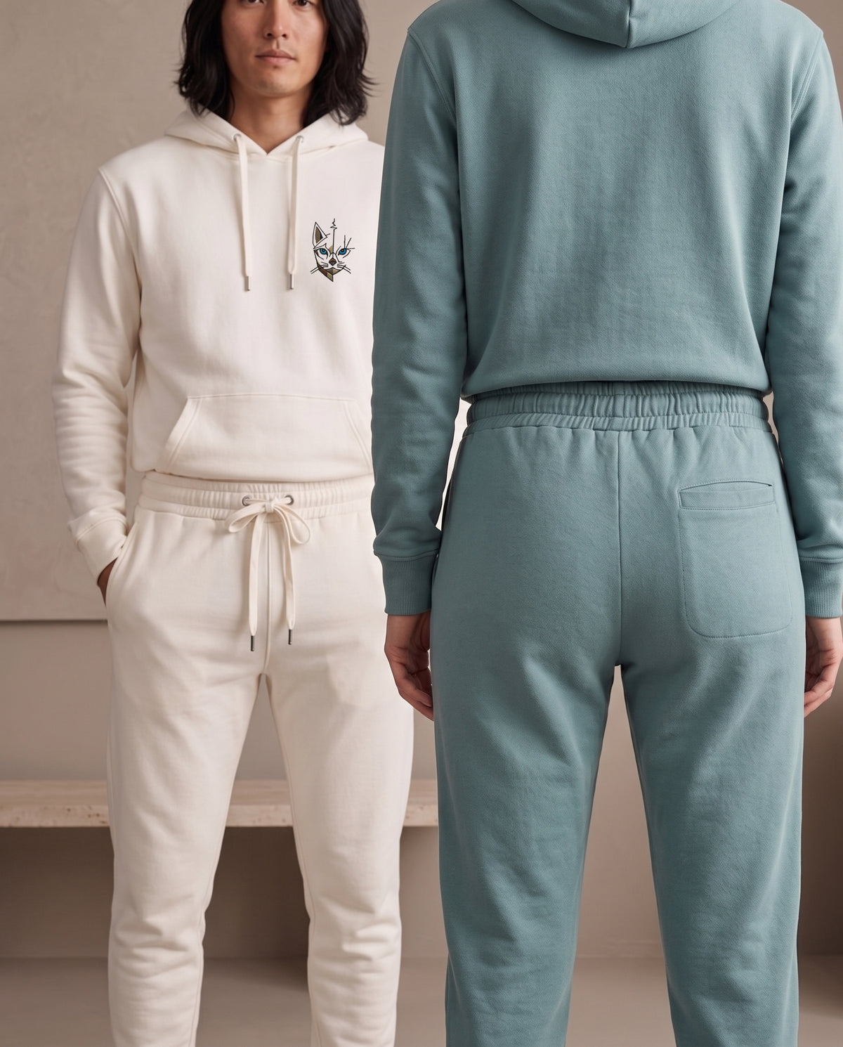 Jogging unisexe en coton bio 280 g – confort streetwear