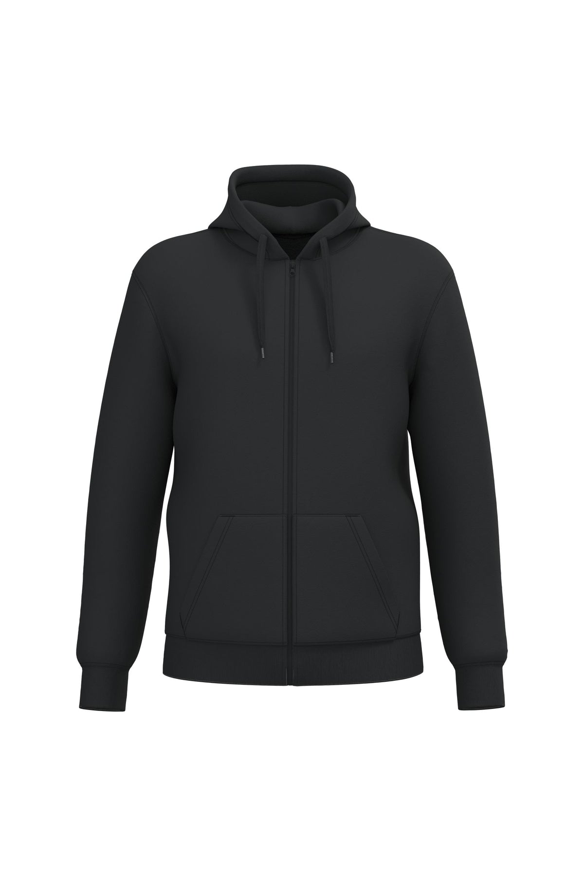 Sweat zippé à capuche unisexe molleton épais 280 g