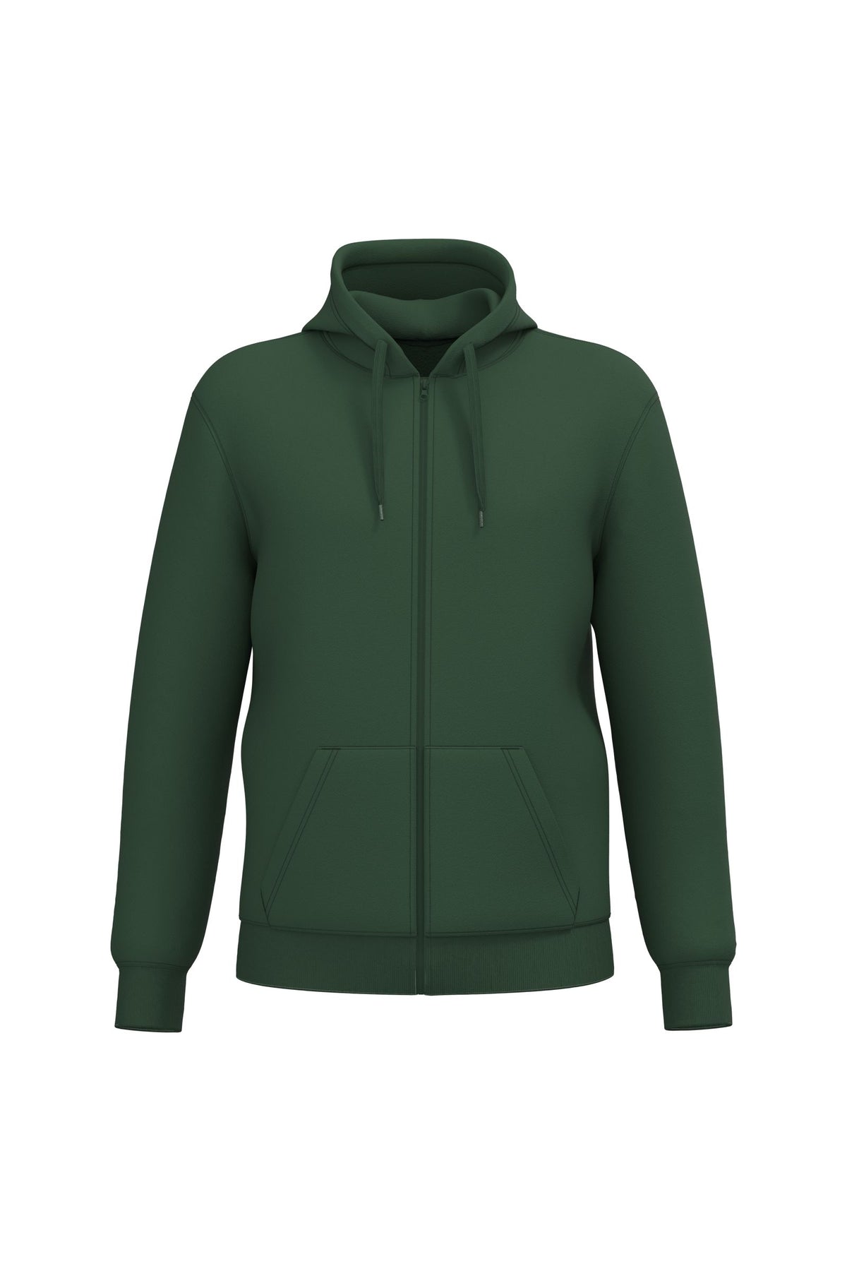 Sweat zippé à capuche unisexe molleton épais 280 g