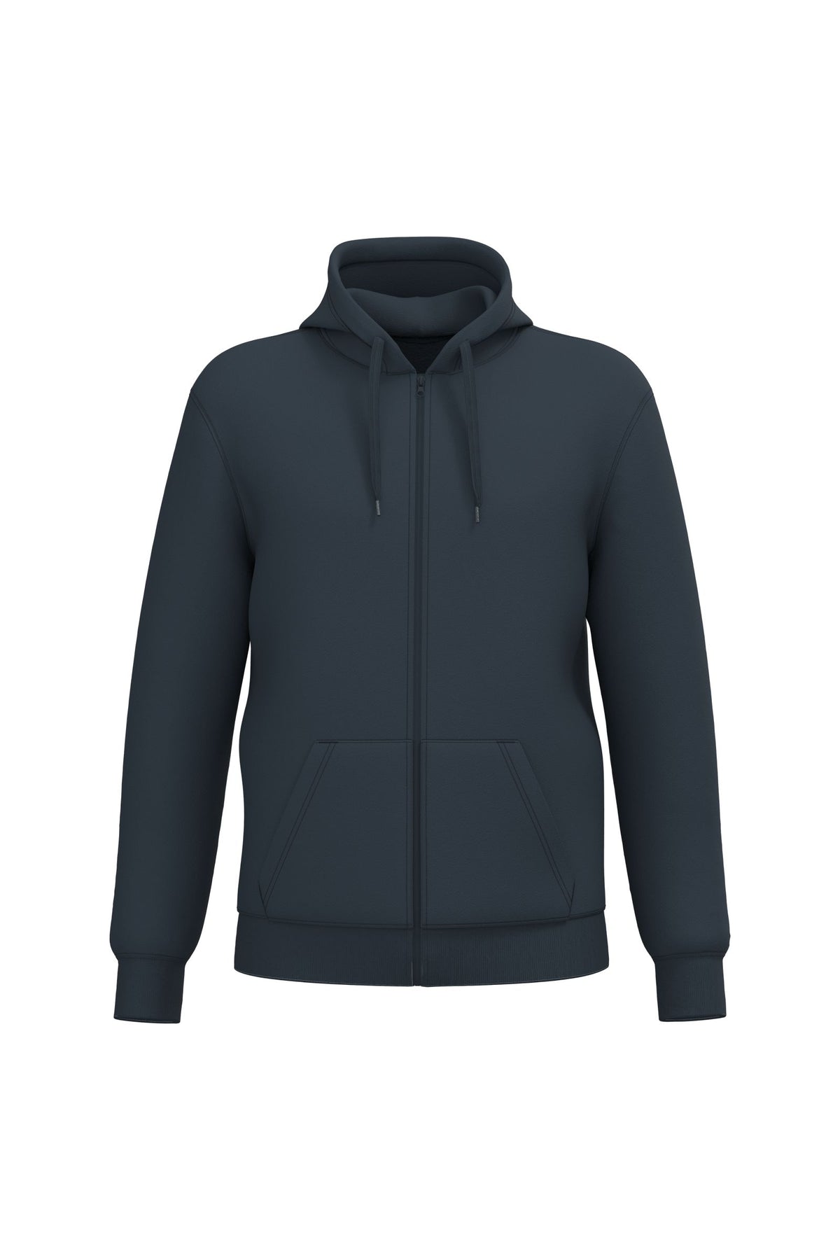 Sweat zippé à capuche unisexe molleton épais 280 g