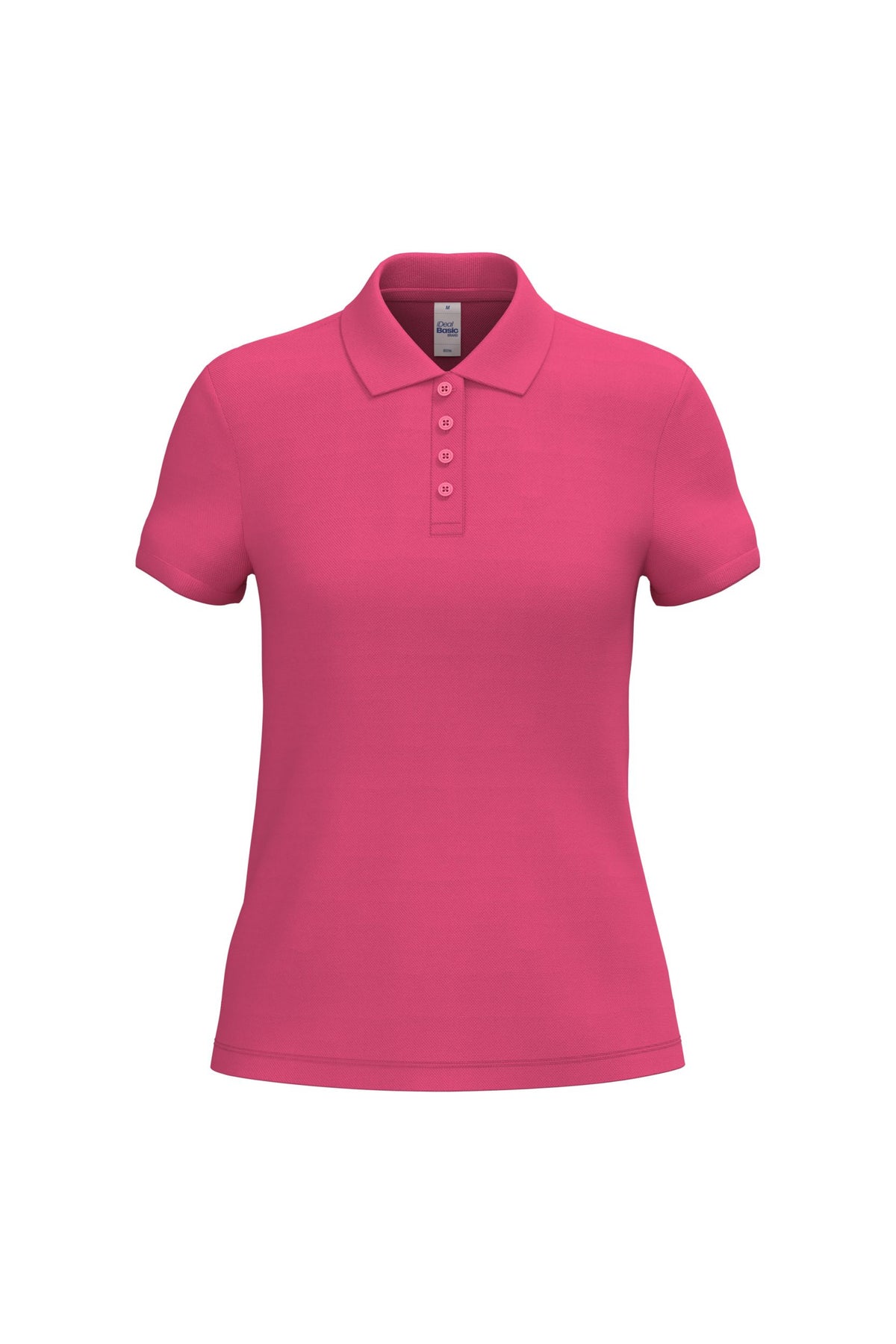 Polo femme 4 boutons – maille piquée coton 180 g