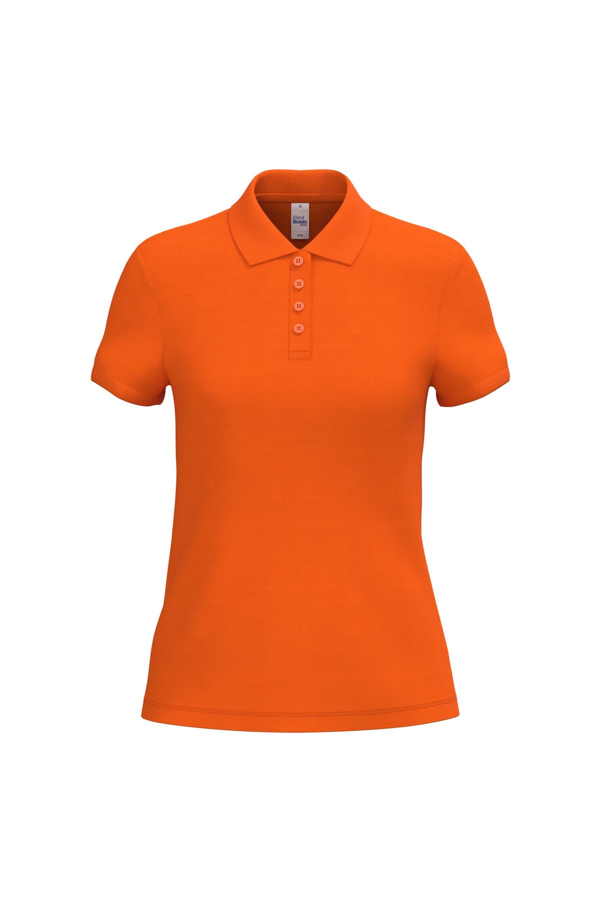 Polo femme 4 boutons – maille piquée coton 180 g