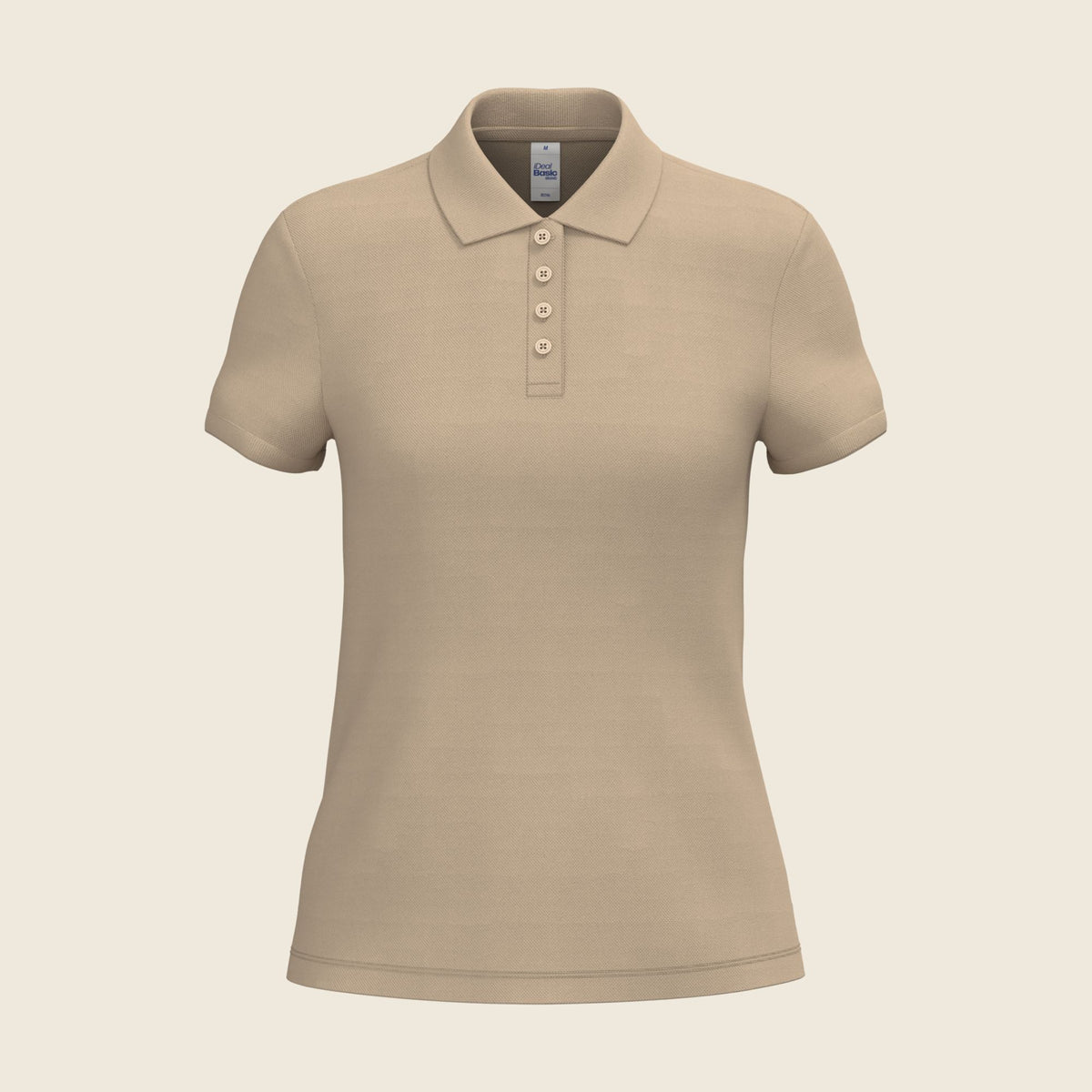 Polo femme 4 boutons – maille piquée coton 180 g