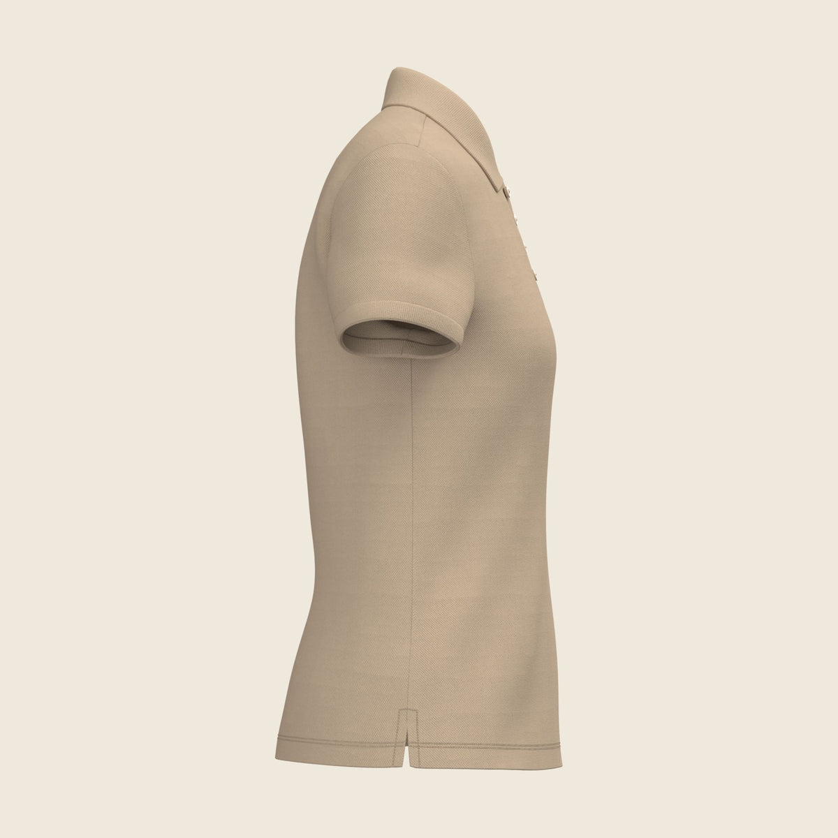 Polo femme 4 boutons – maille piquée coton 180 g