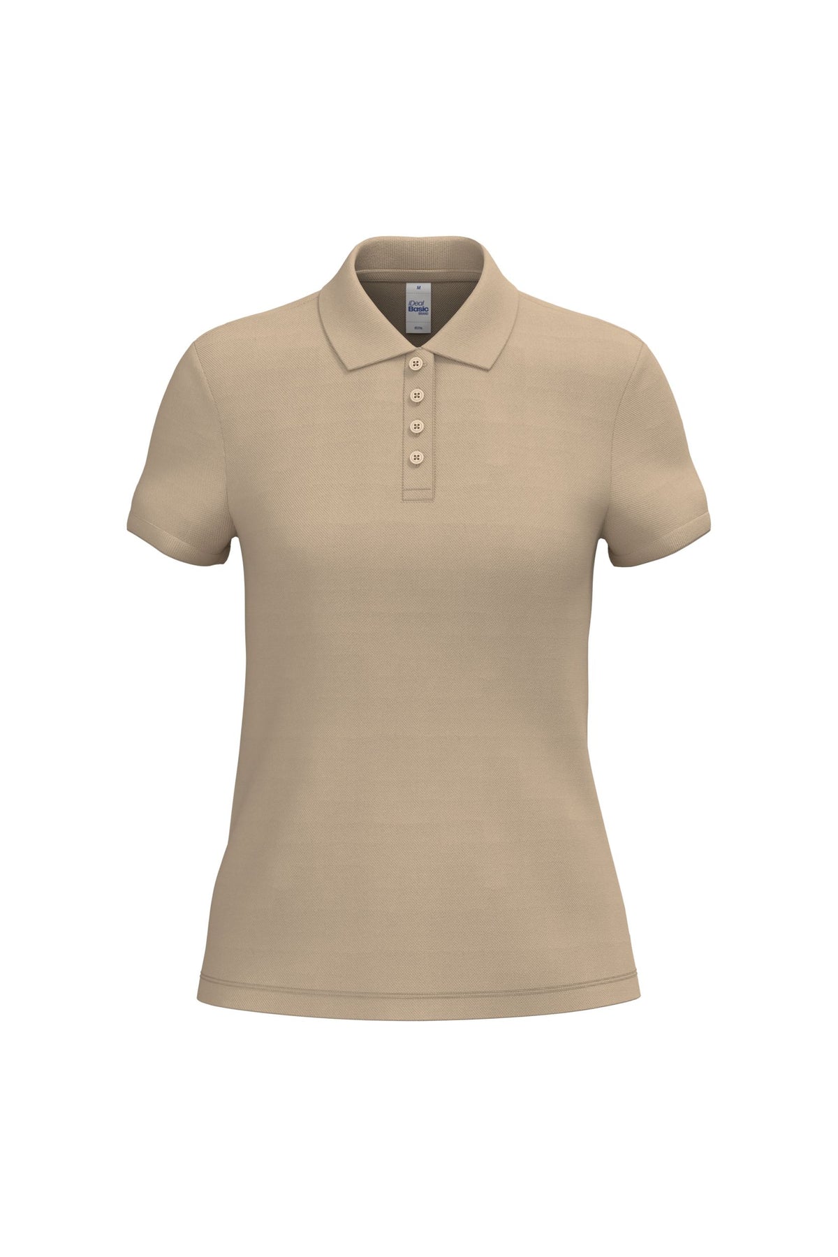 Polo femme 4 boutons – maille piquée coton 180 g
