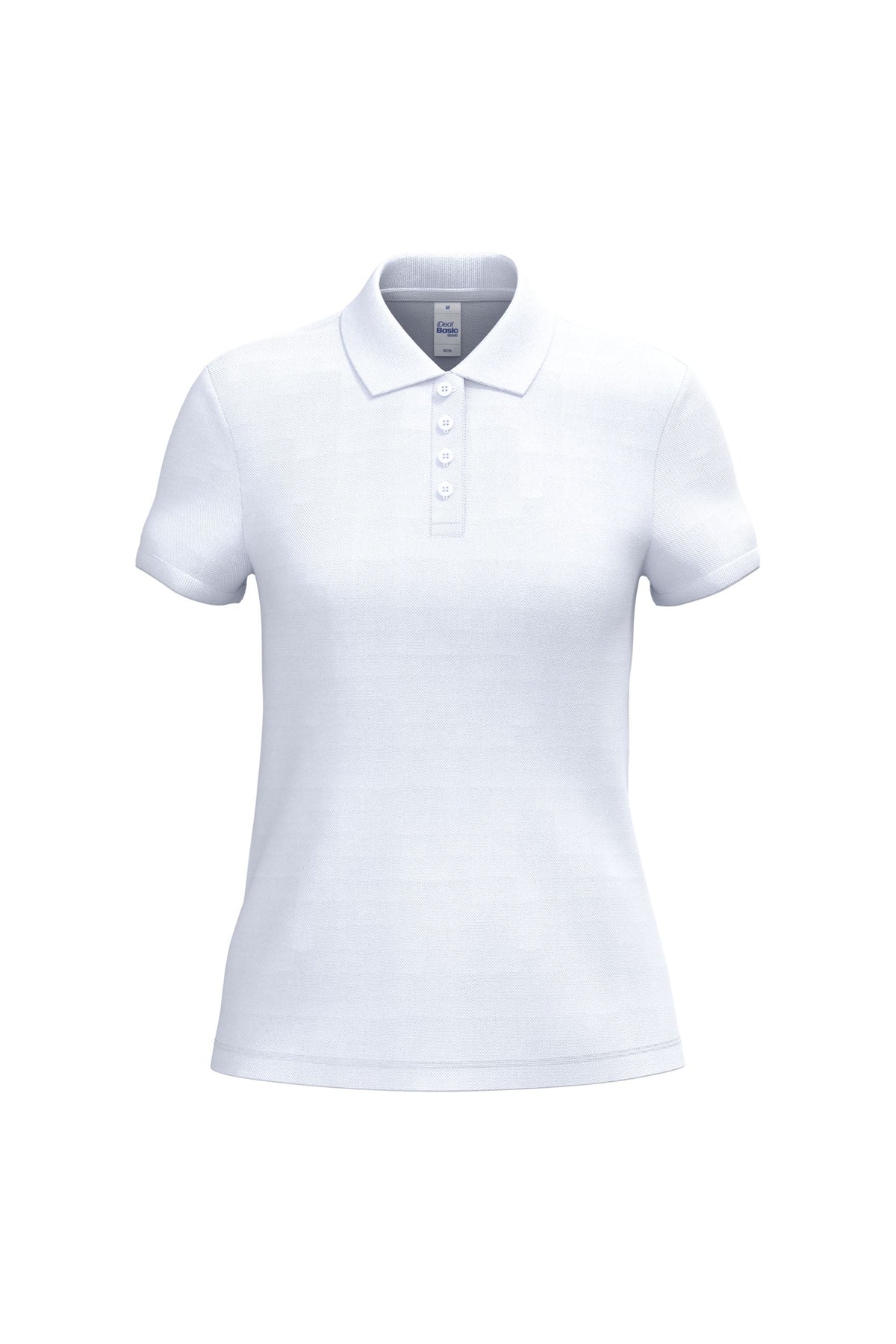 Polo femme 4 boutons – maille piquée coton 180 g