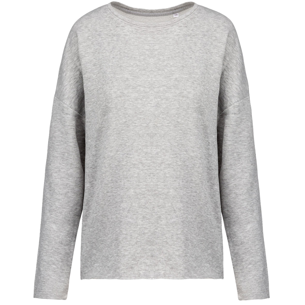 Sweat femme col rond coupe ample – coton 270 g