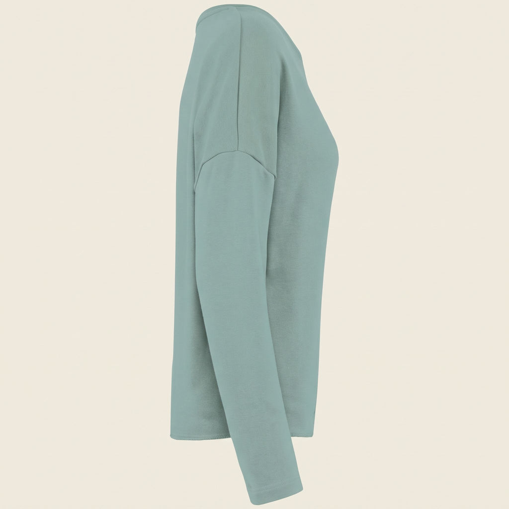 Sweat femme col rond coupe ample – coton 270 g