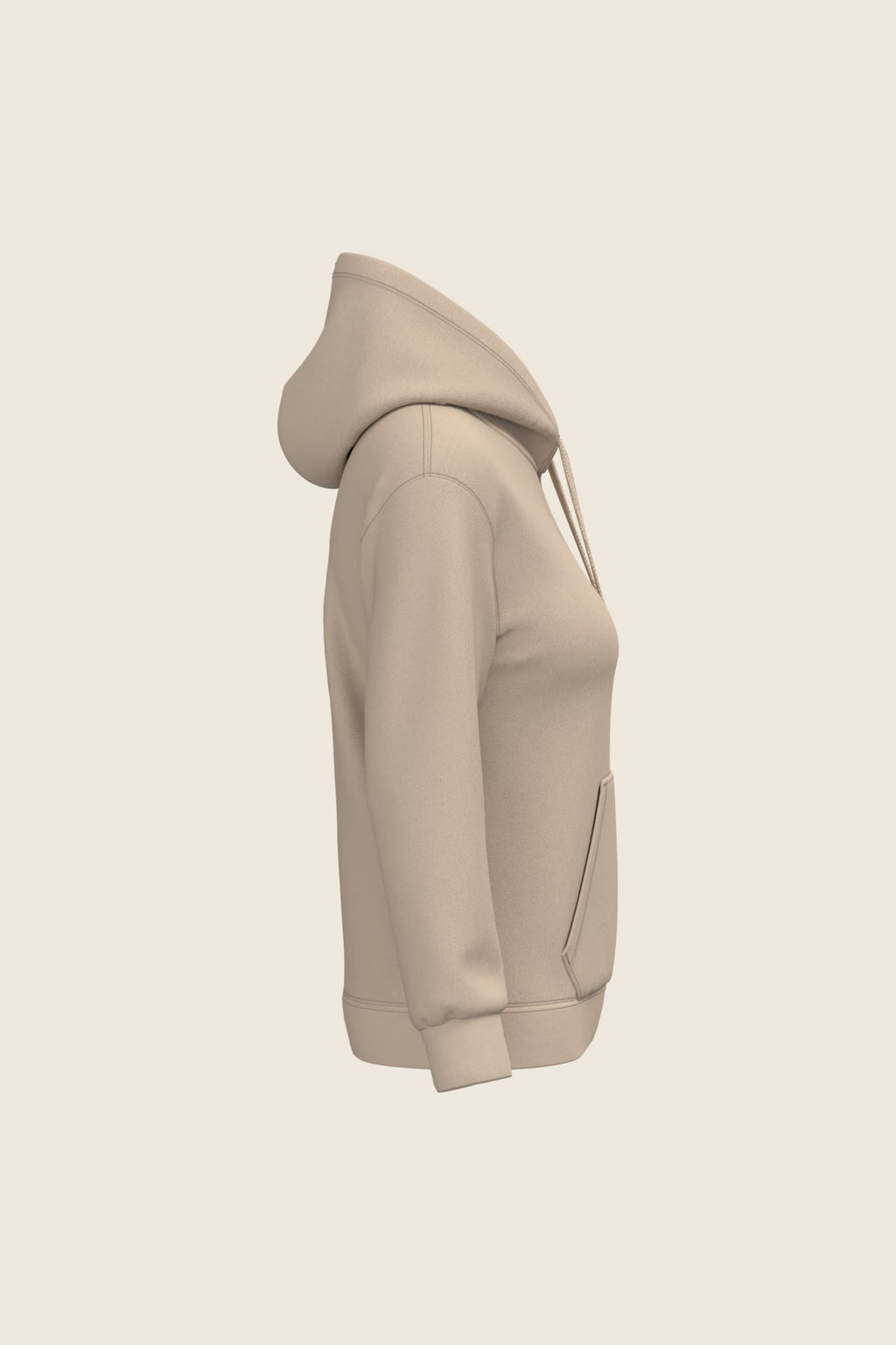 Sweat à capuche femme – coton peigné 280 g