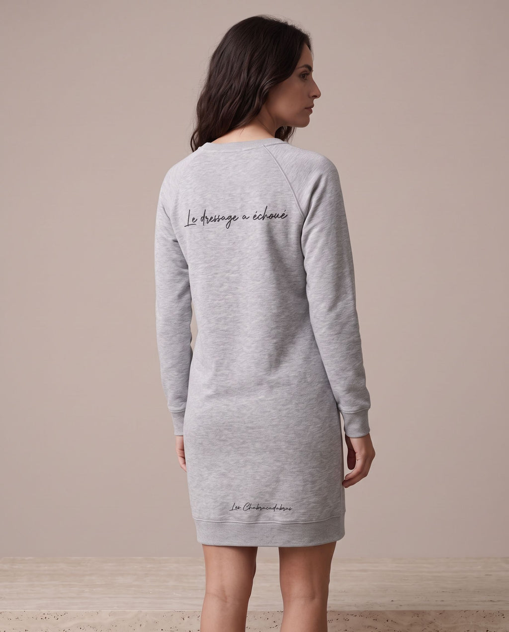Robe sweat femme ample – molleton coton biologique 270 g