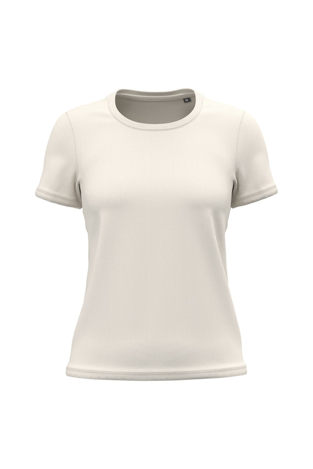 T-shirt femme col rond coupe droite – coton biologique 185 g