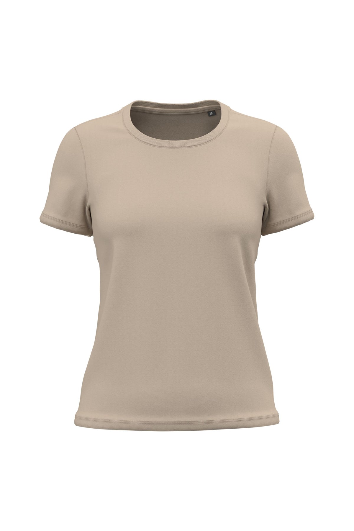 T-shirt femme col rond coupe droite – coton biologique 185 g