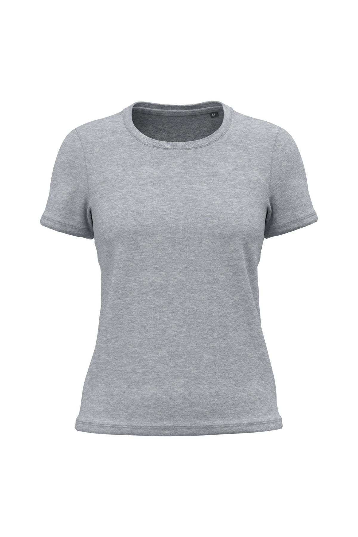 T-shirt femme col rond coupe droite – coton biologique 185 g