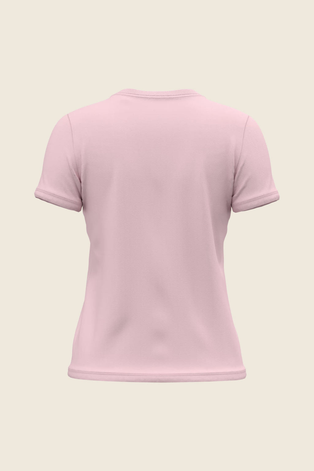 T-shirt femme col rond coupe droite – coton biologique 185 g