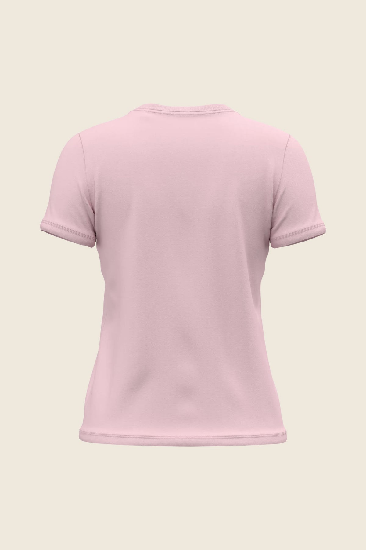 T-shirt femme col rond coupe droite – coton biologique 185 g