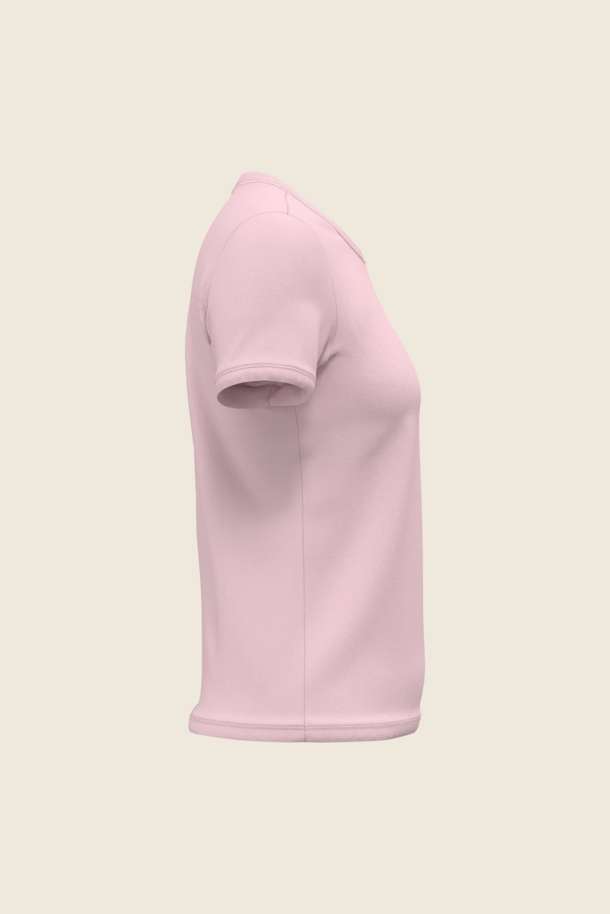 T-shirt femme col rond coupe droite – coton biologique 185 g