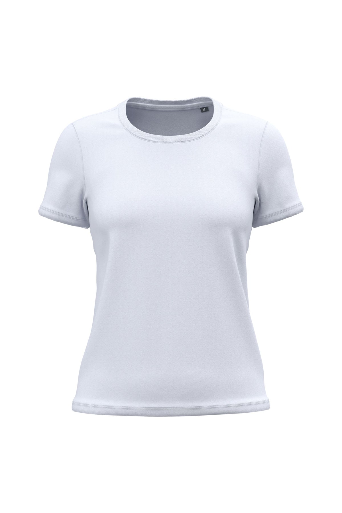 T-shirt femme col rond coupe droite – coton biologique 185 g