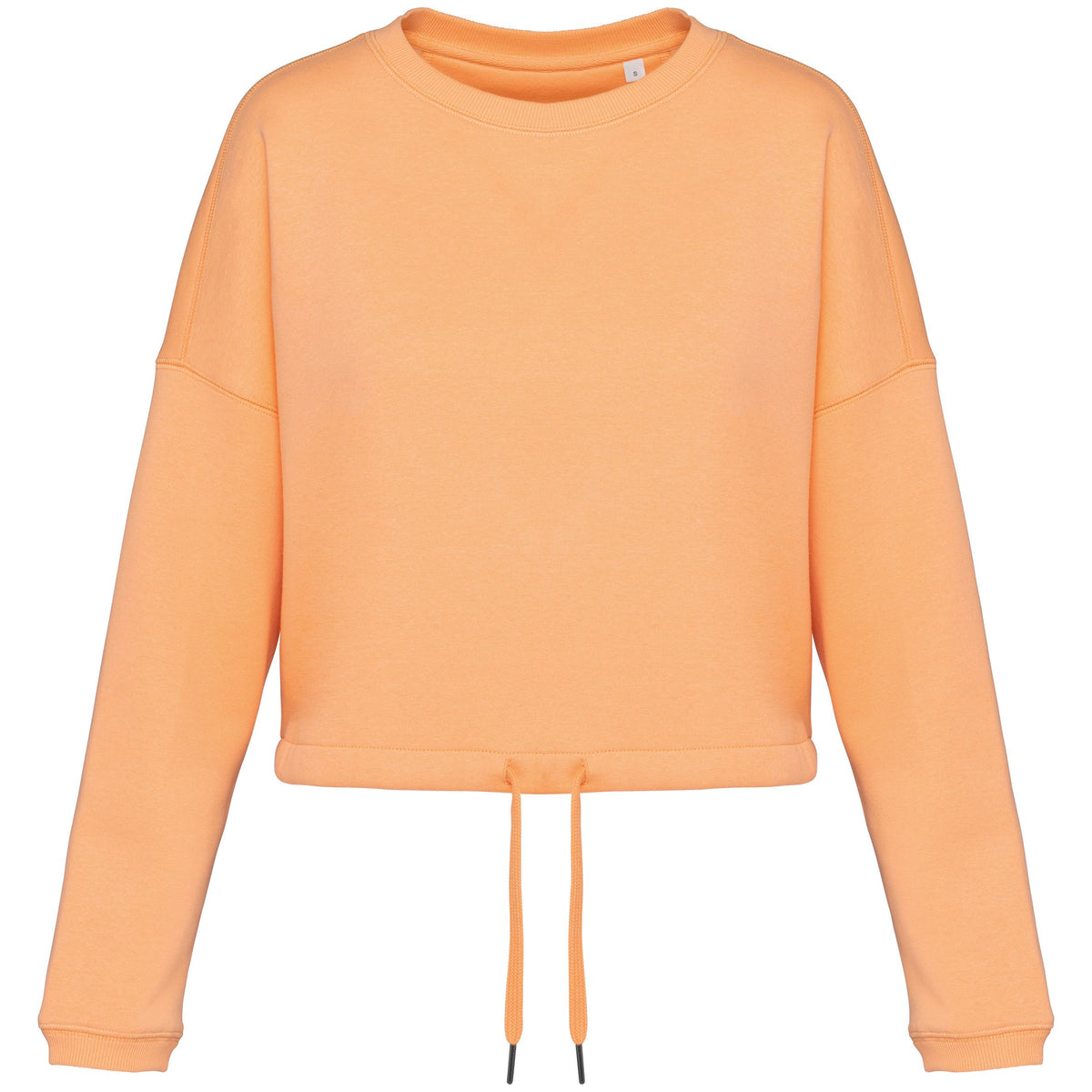 Sweat femme oversize court – coton biologique 280 g