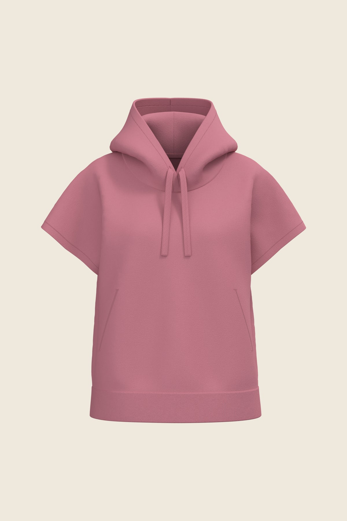 Sweat à capuche femme oversize épais – coton biologique 300 g