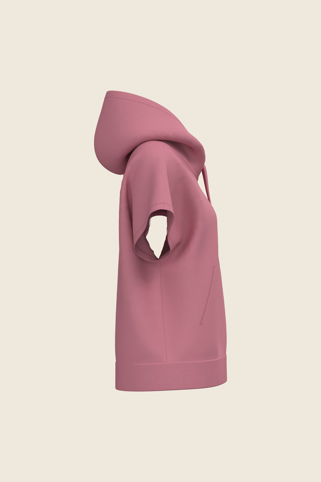 Sweat à capuche femme oversize épais – coton biologique 300 g