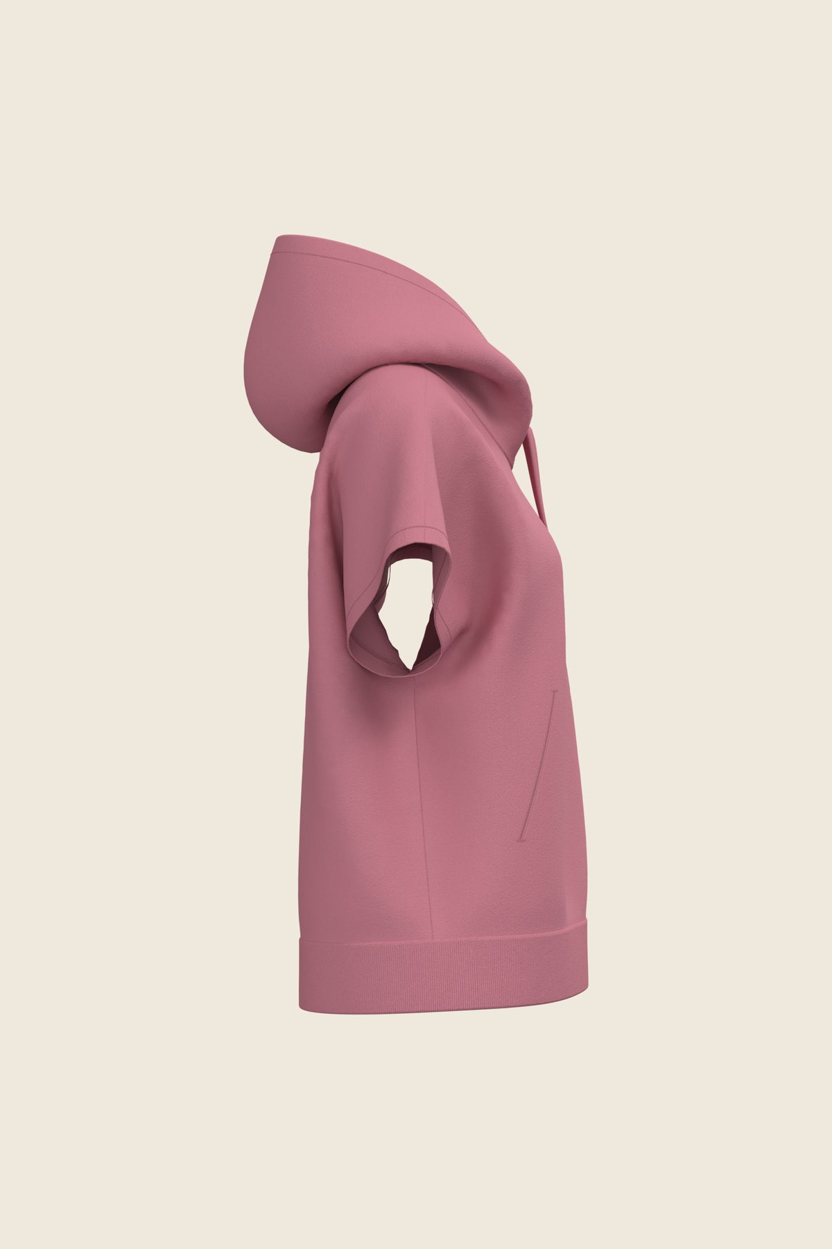 Sweat à capuche femme oversize épais – coton biologique 300 g