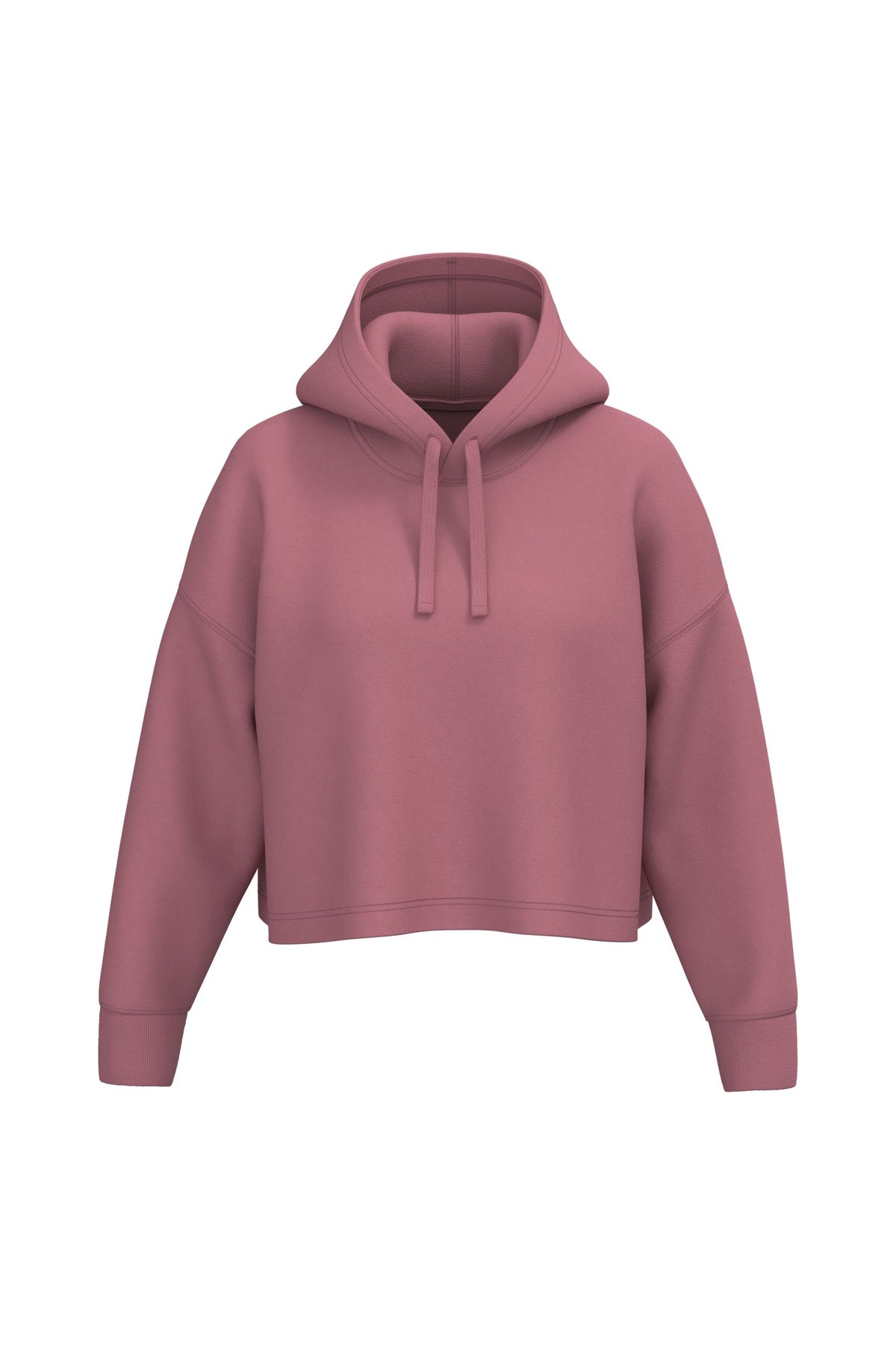 Sweat à capuche femme court – coton 270 g