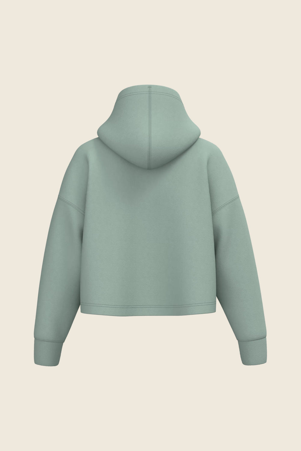 Sweat à capuche femme court – coton 270 g