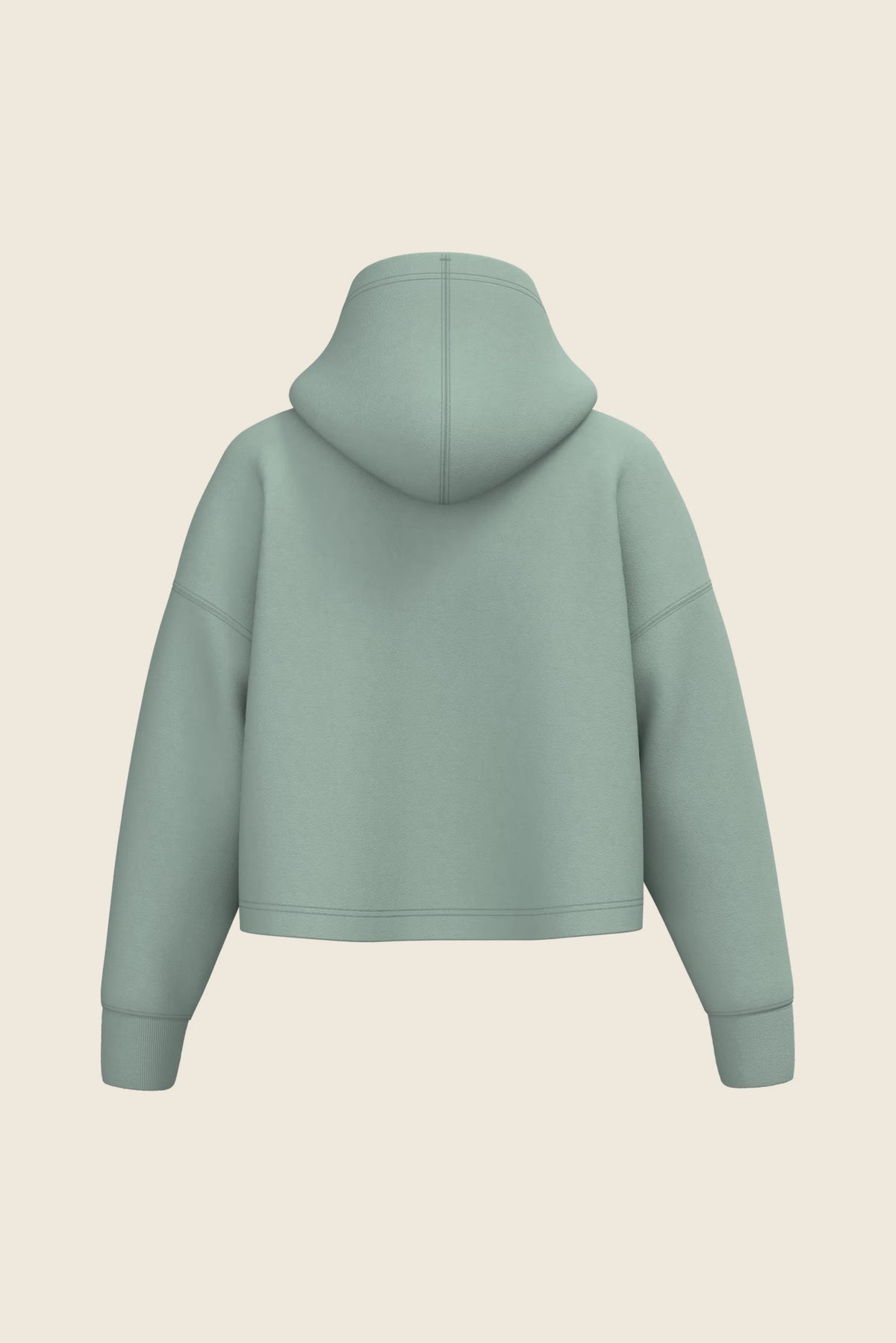 Sweat à capuche femme court – coton 270 g