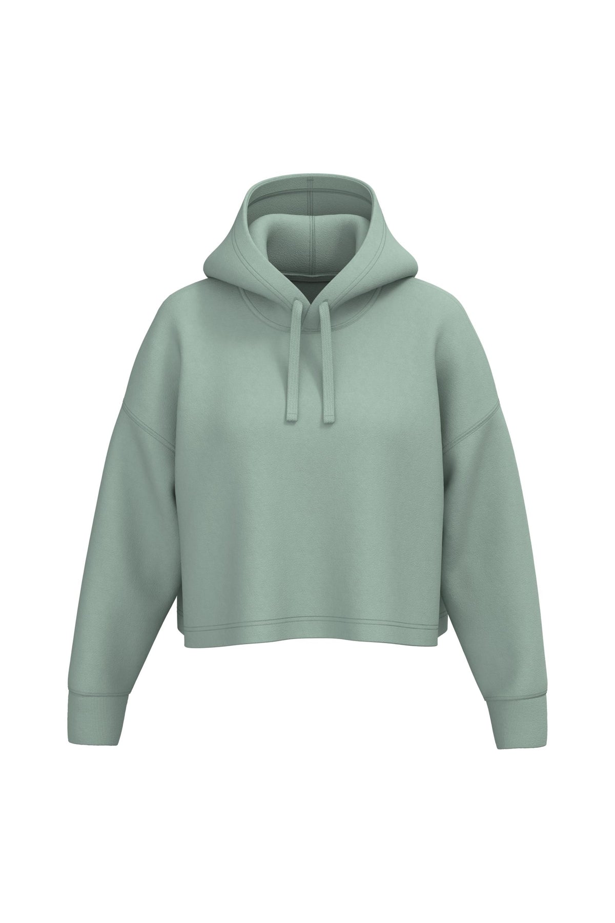 Sweat à capuche femme court – coton 270 g