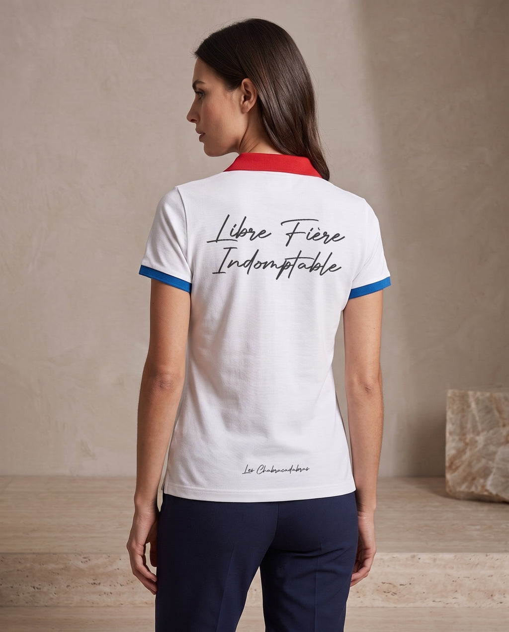 Polo de sport femme piqué 4 boutons – 180 g