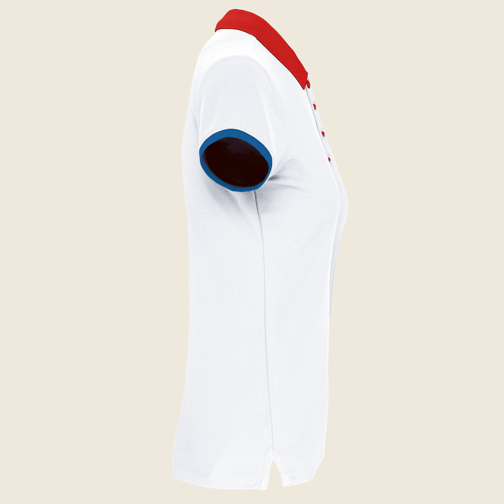 Polo de sport femme piqué 4 boutons – 180 g