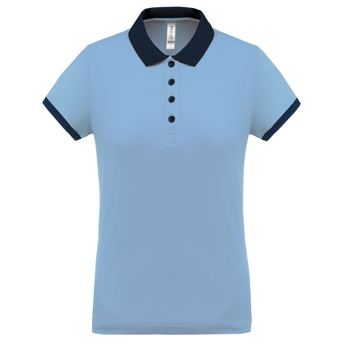 Polo de sport femme piqué 4 boutons – 180 g