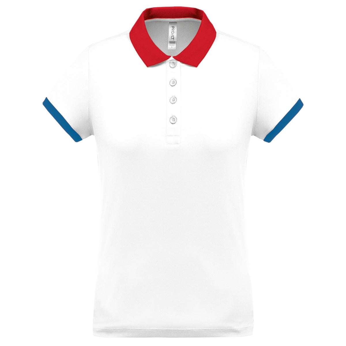 Polo de sport femme piqué 4 boutons – 180 g