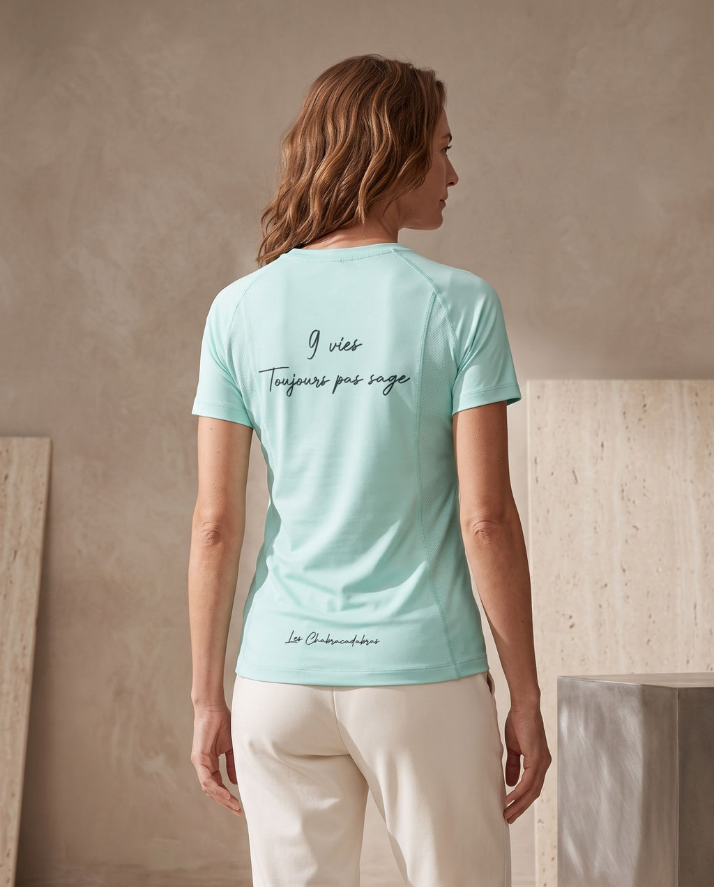 T-shirt de sport femme – coupe droite 130 g