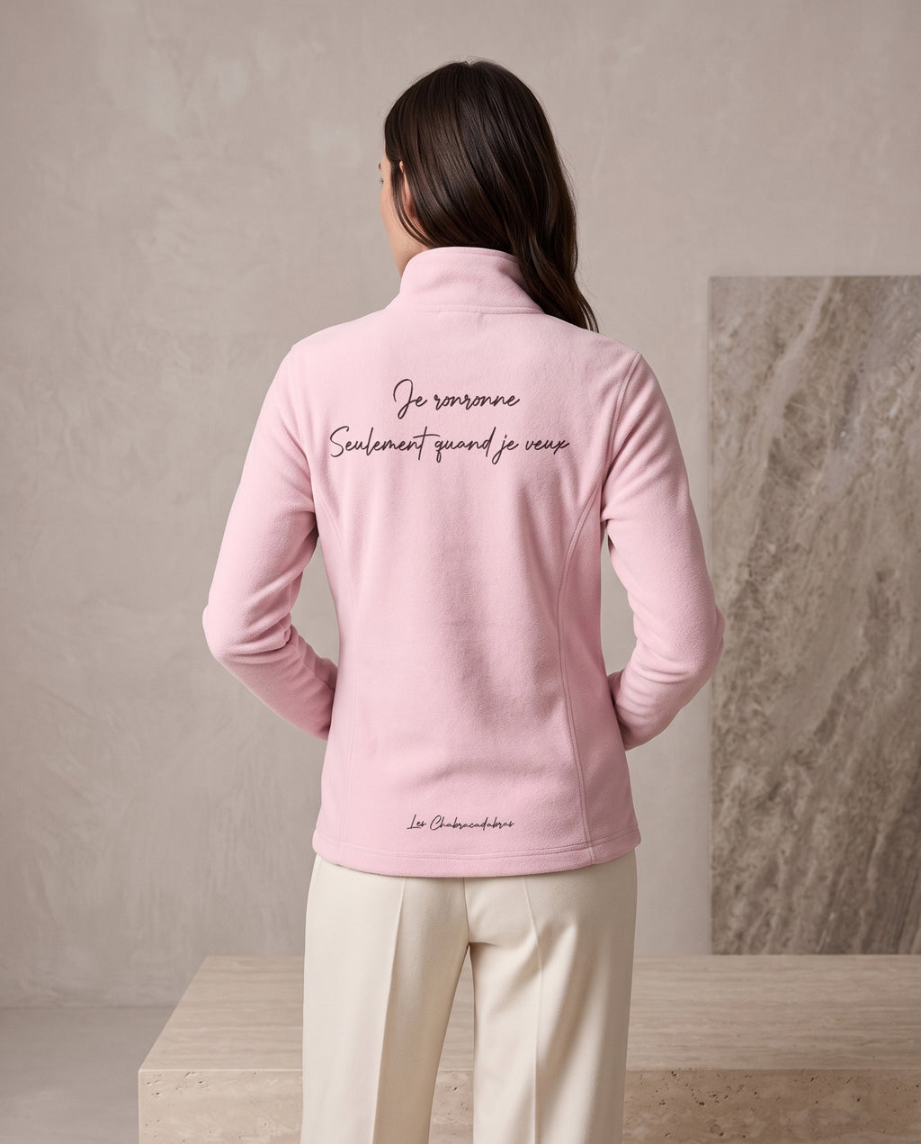 Veste polaire femme zippée coupe droite – 280 g