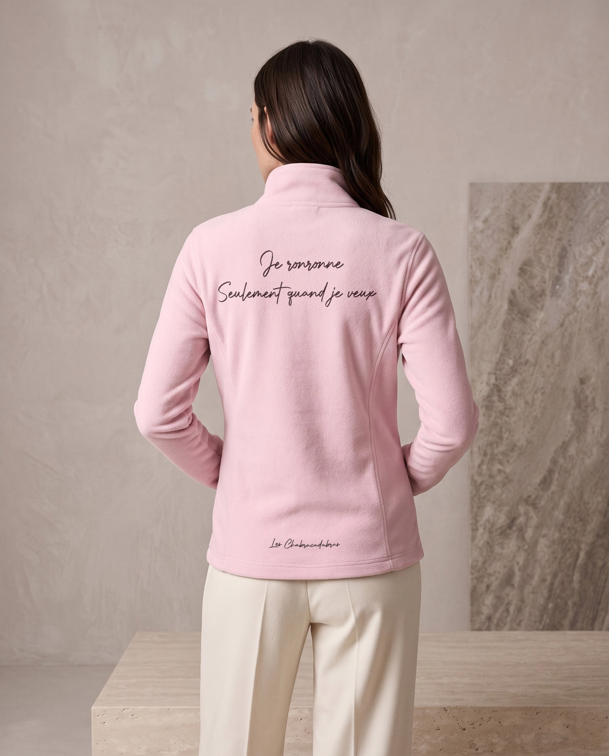Veste polaire femme zippée coupe droite – 280 g