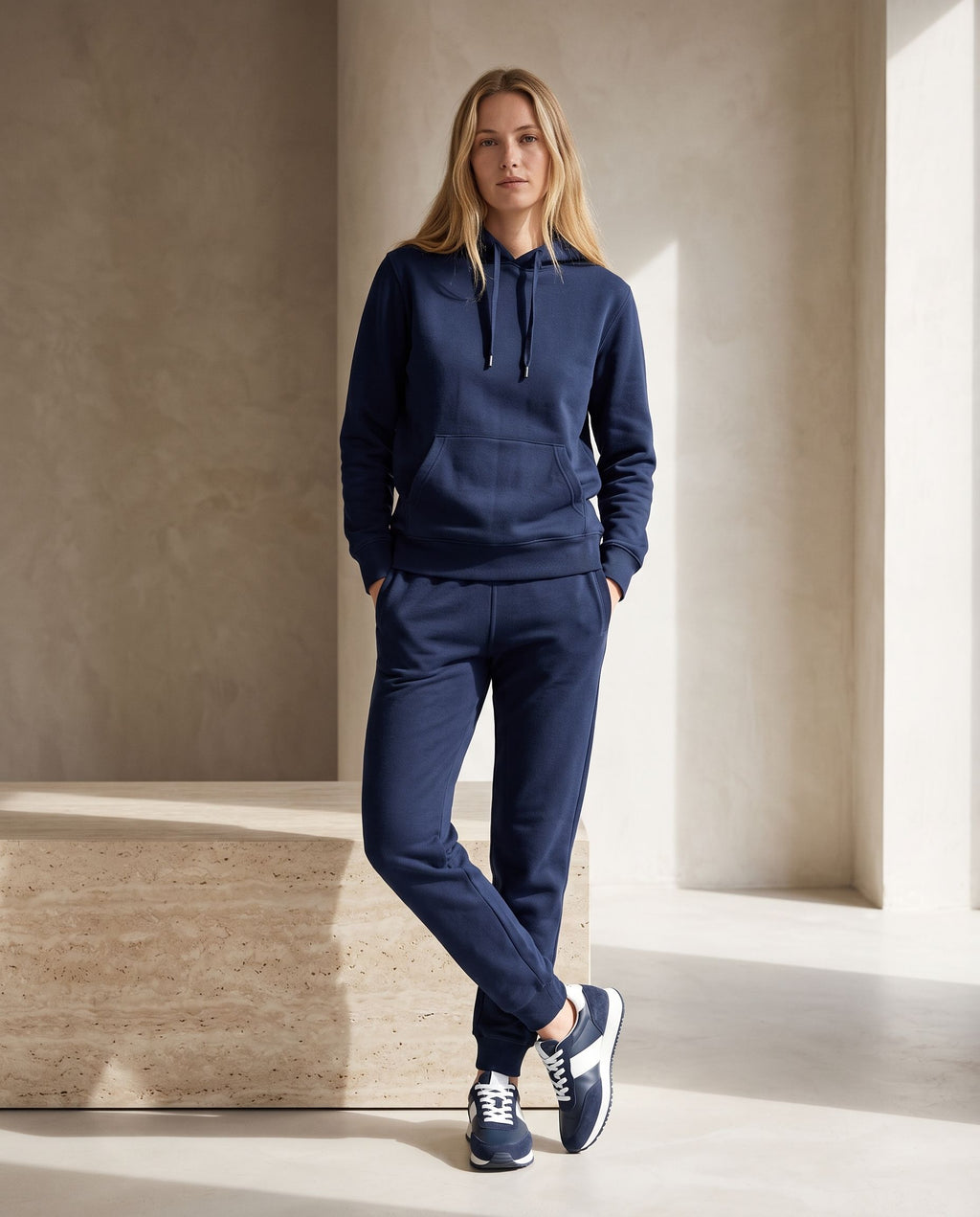 Jogging femme en molleton épais 300 g – look streetwear