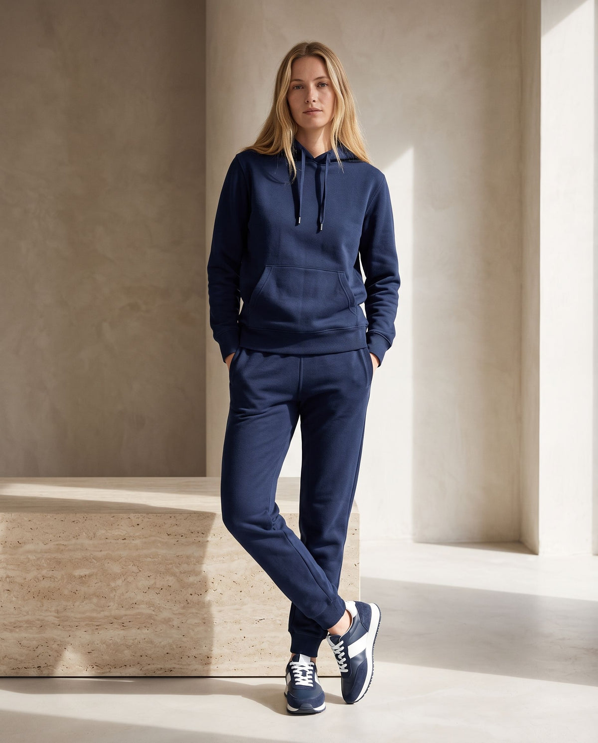 Jogging femme en molleton épais 300 g – look streetwear