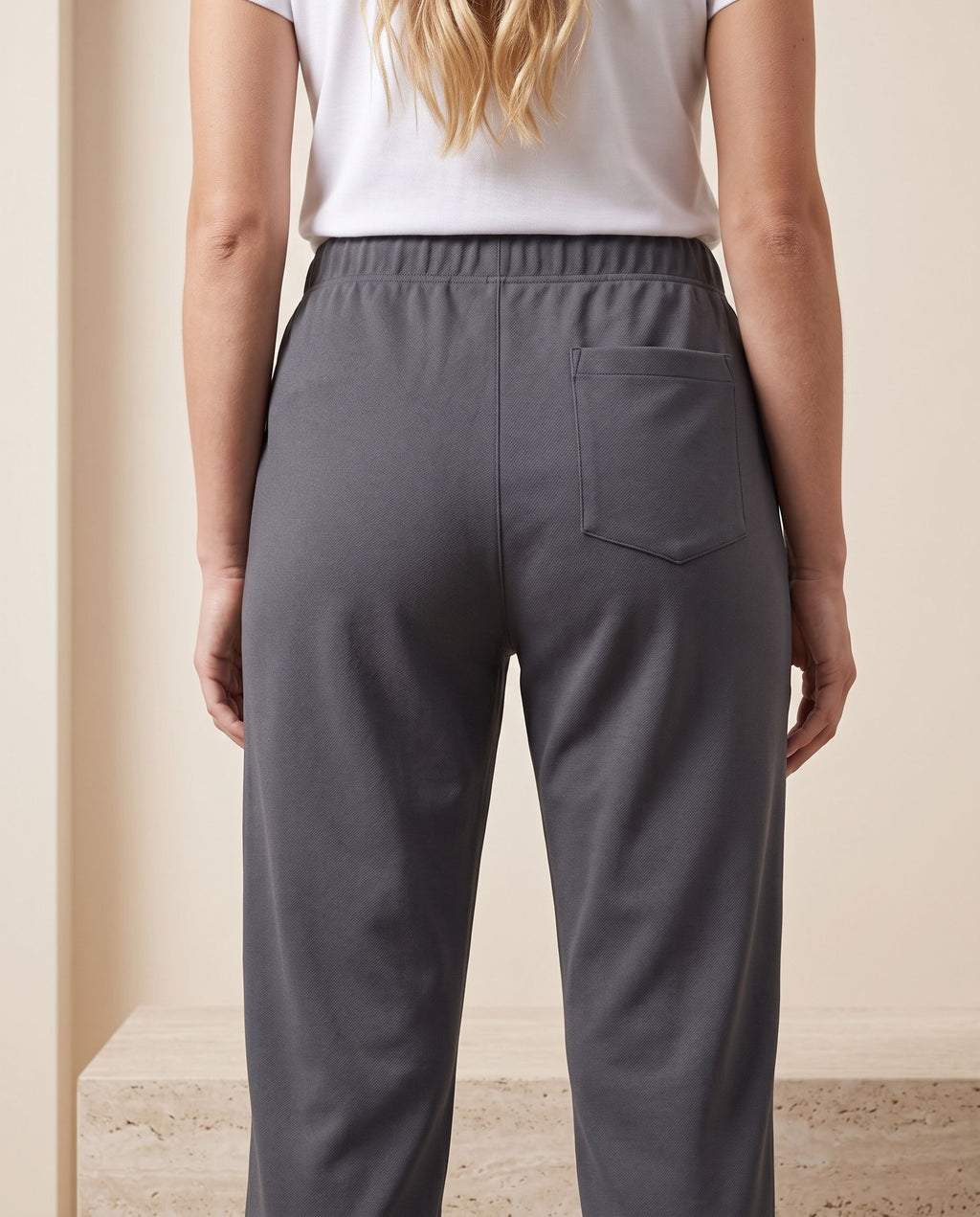 Jogging femme en molleton 300 g – teintes naturelles